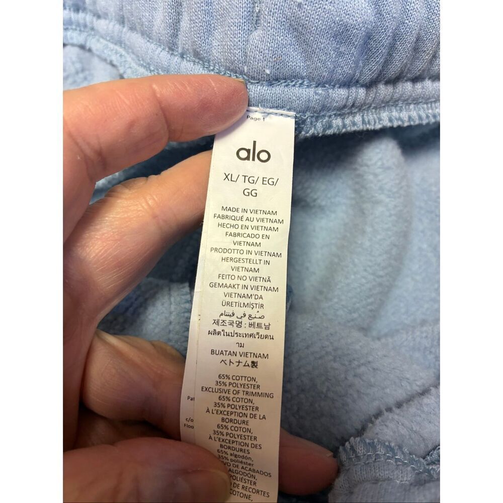 ALO Yoga Accolade Sweatpants in Blue Steel Size XL - Picture 11 of 11